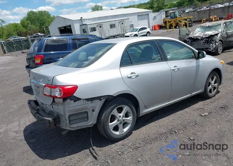 2011 Toyota Corolla Le from USA, damaged, VIN 2T1BU4EEXBC588586